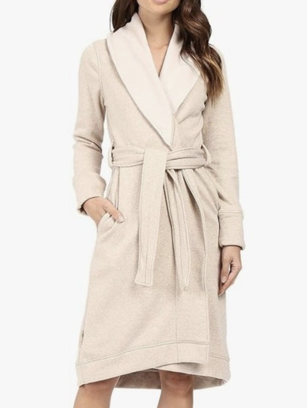 NWOT UGG Women’s Duffel Robe, cream size M